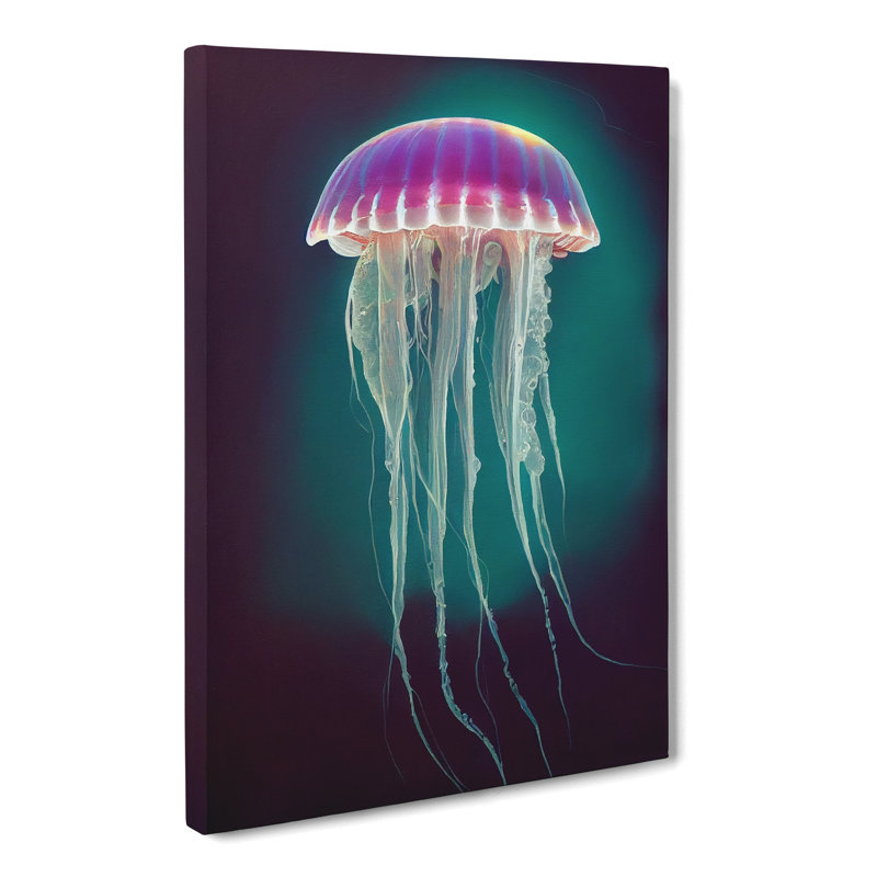 Alkire Jellyfish Vol.3 - Wrapped Canvas, 50cm H x 35cm W x 3cm D