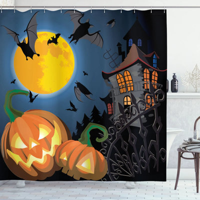 Shower Curtain with Hooks Included