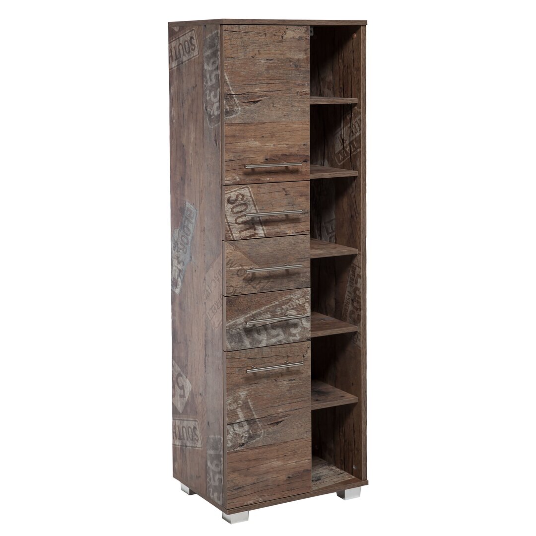 42 cm x 164 cm Badschrank Xandra