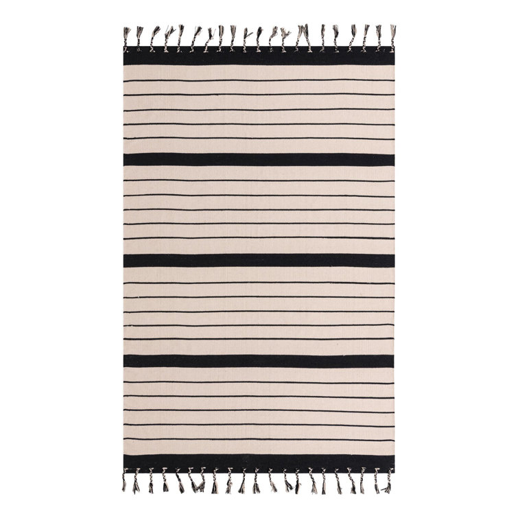 Asenet Cotton Striped Indoor Rug