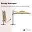 Parasol en porte-à-faux carré Gilda-263826253