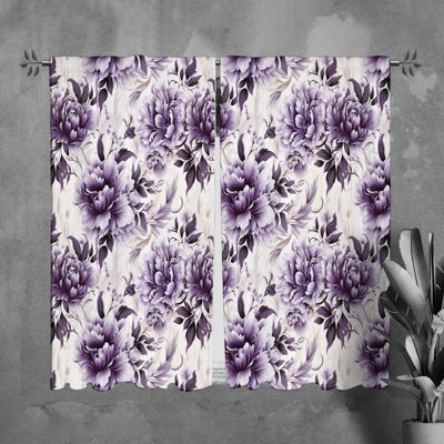 Paire de rideaux obscurcissant en polyester Royanna