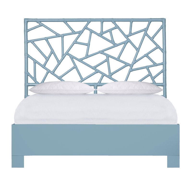 Tiffany Bed, Queen, Pool Blue