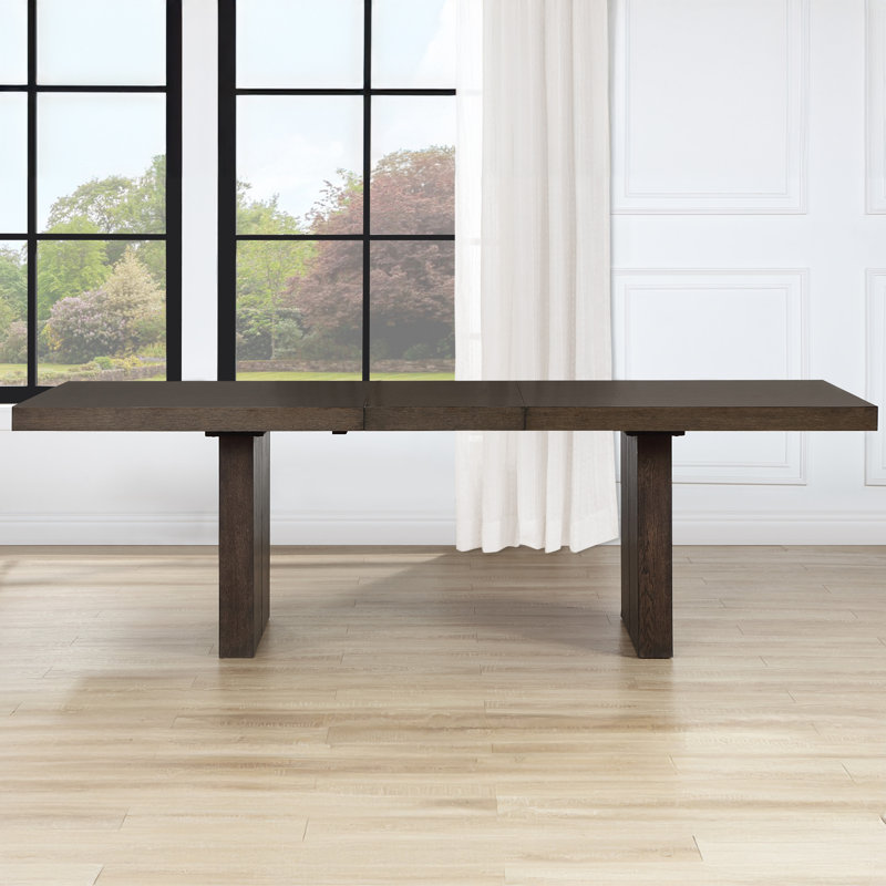 Pryor 78"-96" Extendable Dining Table Set, 6 Pieces: Table, Bench, 4 Chairs, Emerald Green