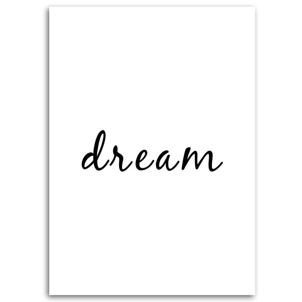 Leinwandbild Letterpress dream