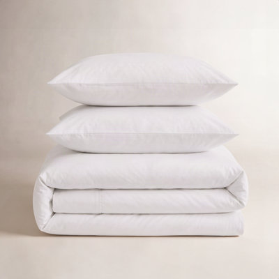 Double Stitch Cotton Tencel Lyocell Cooling Duvet Cover