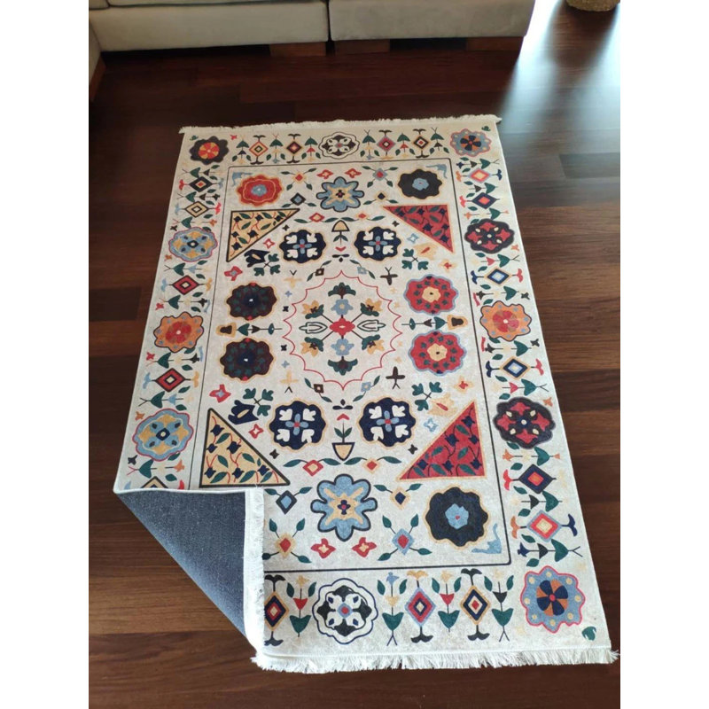 Tapis Toscana avec envers antidérapant, Rectangle 5 pi 11 po x 6 pi 7 po