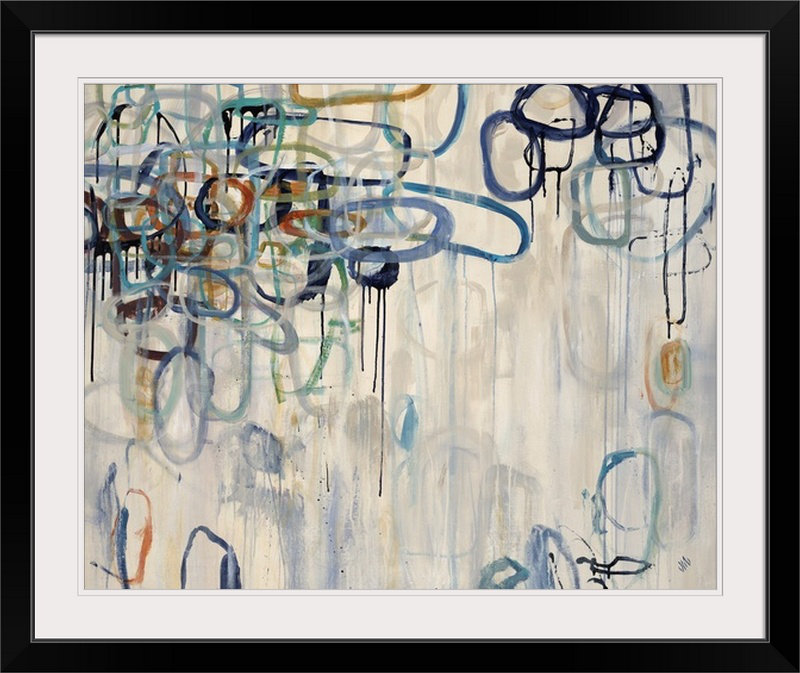 «Pearl judicieux II», reproduction d'art de Fuze, H 16 po x l 20 po x P 1,5 po, Toile