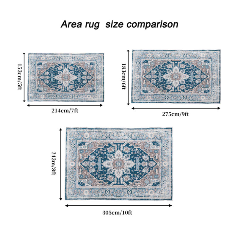 Bohemia Rug, Rectangle 6' x 9'