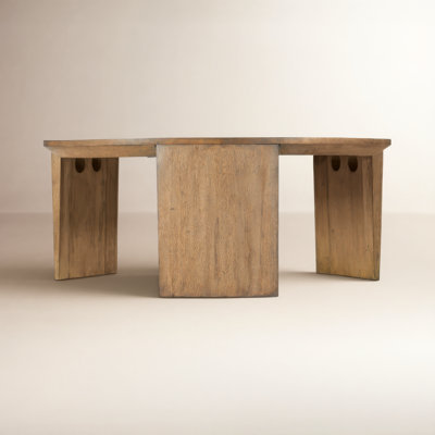 Chiseling Solid Wood Coffee Table