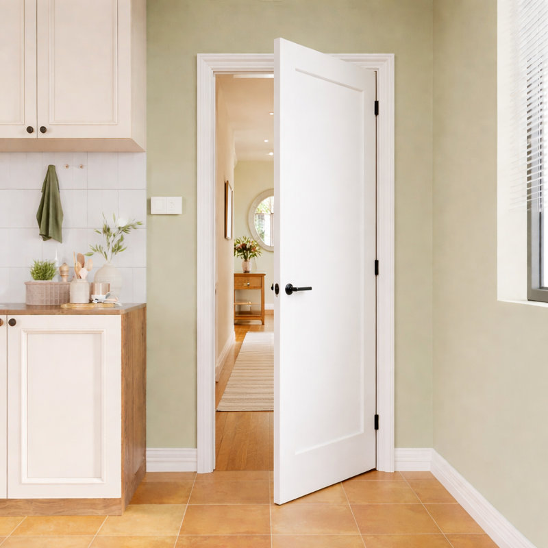 Porte intérieure à 1 panneau creux Shaker, finition lisse apprêtée, 28 po x 80 po, Left