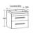 Whitfield 515mm Single Bathroom Vanity with Integrated Glass Basin