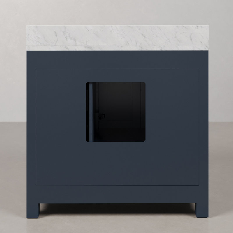 Steve 36'' W Single Vanity, Monarch Blue