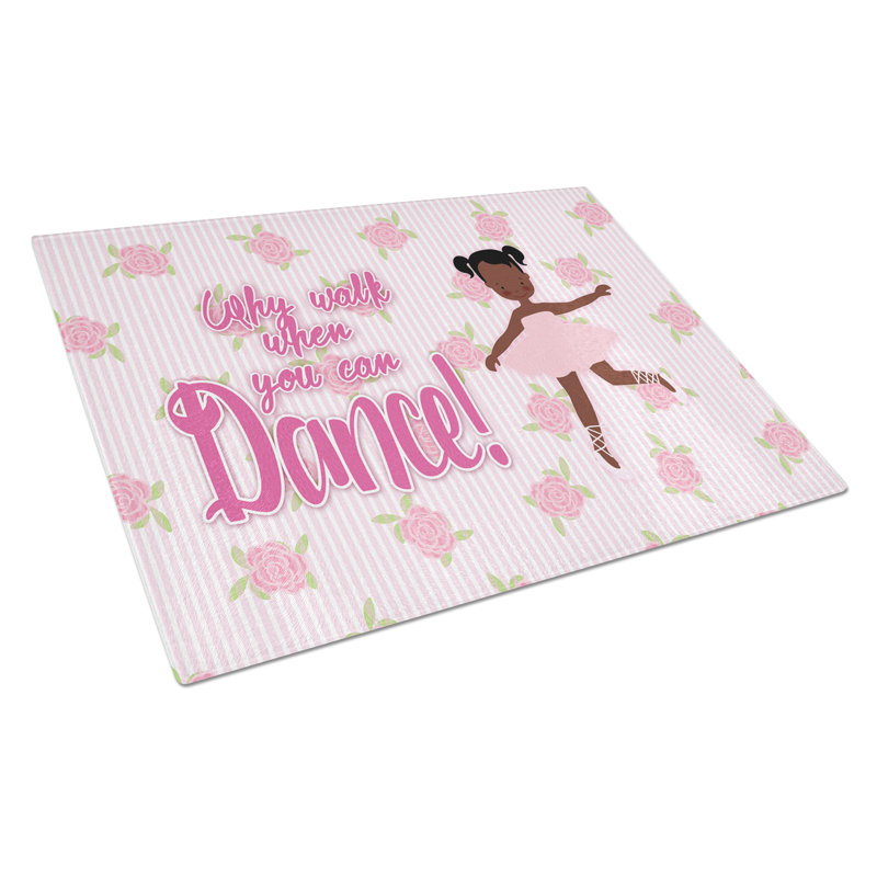 Ballet Dance Wood Glass Cutting Board