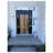 Front Exterior Prehung Steel Door / Ronex 1055 Teak / Entry Metal Modern Painted W36" x H80" Right hand Inswing-98196318