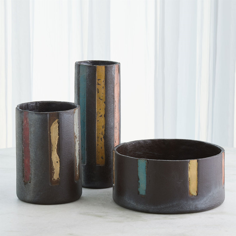Digit Vase-Lg, 13.75" H x 5" W x 5" D