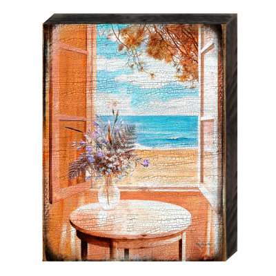 South Perth Plants & Flowers Wood Block