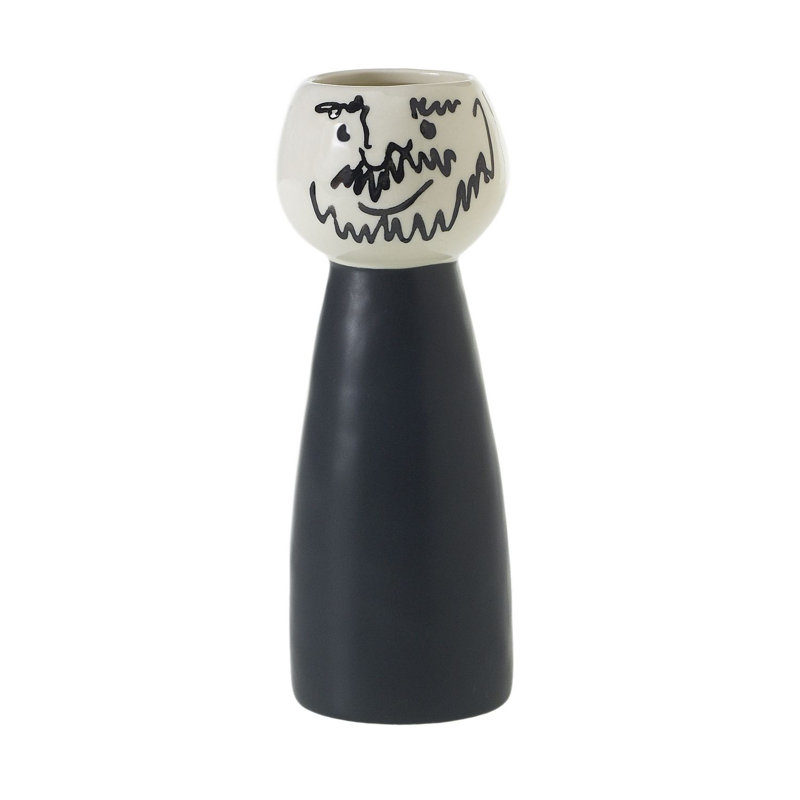Vase de table Chanyia, H 7,25 po x l 2,5 po x P 2,5 po