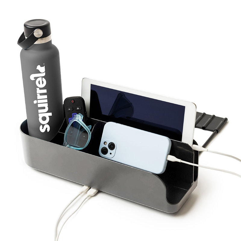 Bedside Caddy, Gray