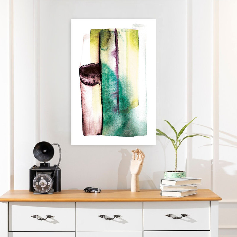 Art contemporain, art moderne abstrait, H 24 po x l 16 po
