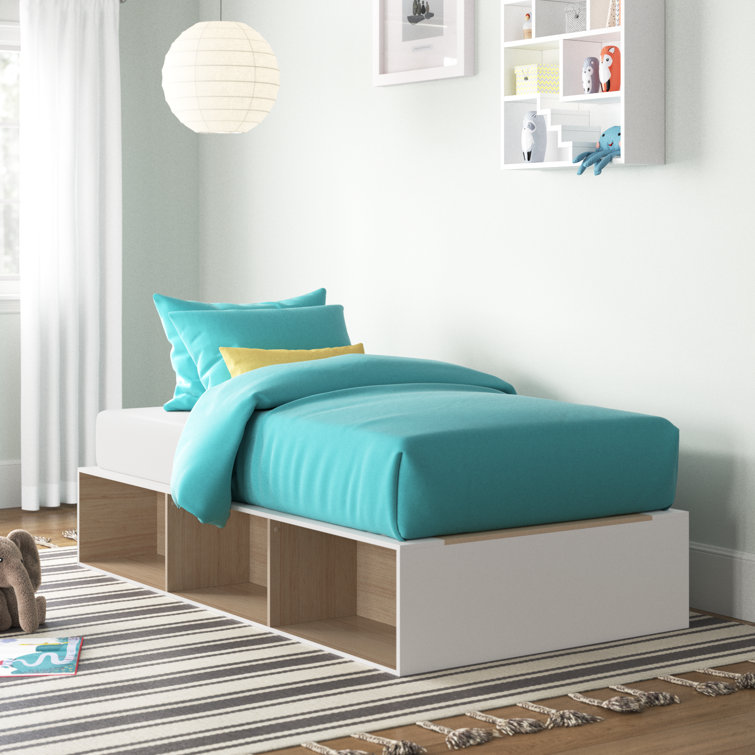 Reina Twin Mate's & Captain's Bed with Shelves by Viv + Rae™