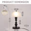 Lampe de table colonne romaine