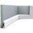 1/2 in D x 2 in W x 78-3/4 in L Primed White High Impact Polystyrene Baseboard Moulding
