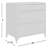 Camille 3 - Drawer Iron 28" Nightstand-1288684125