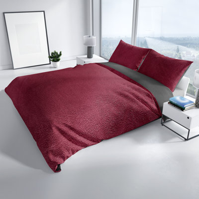 Merly Microfibre Reversible Duvet Cover Set