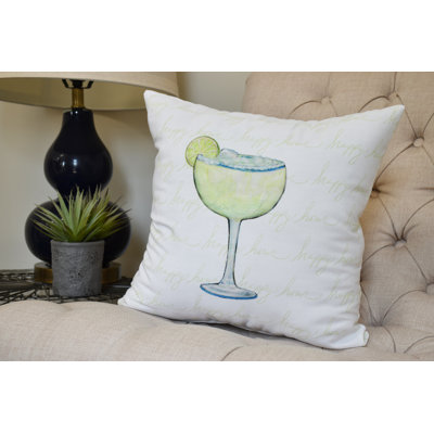 Palm Beach Reversible Throw Pillow