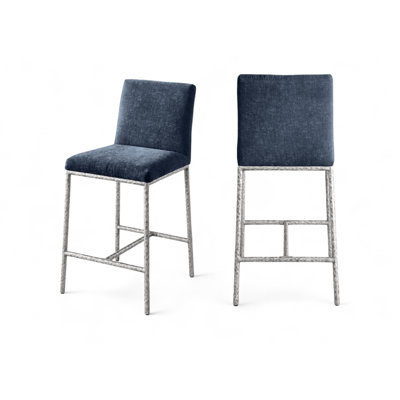Tabouret de comptoir rembourré Reeves