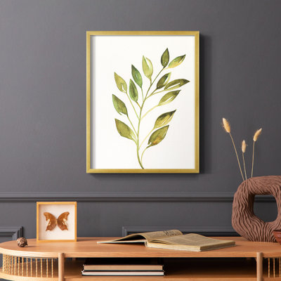 «Simple Twig I», reproduction encadrée - bois massif