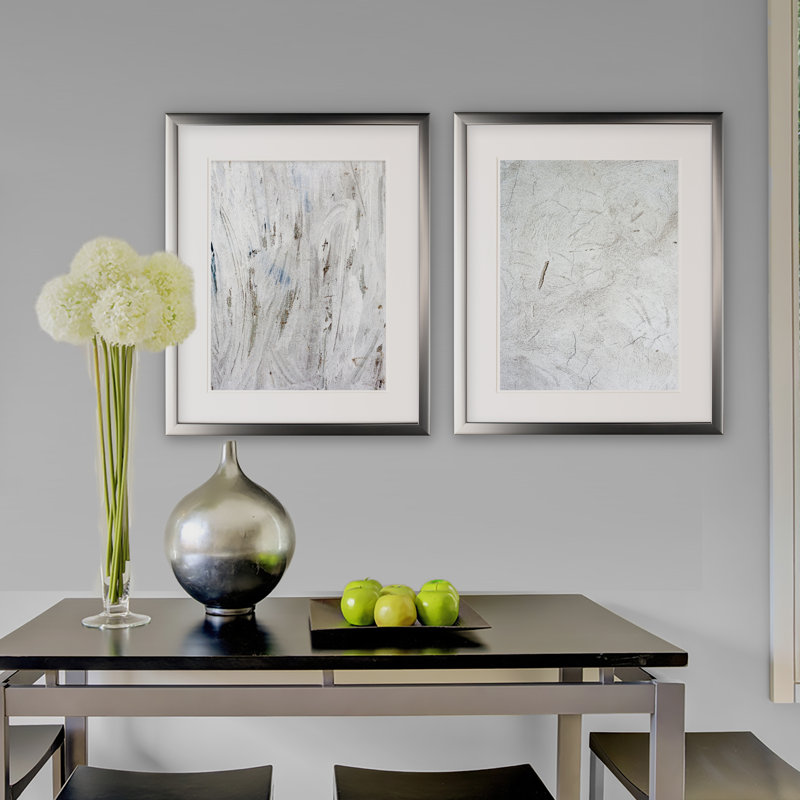 « abstract stone i », ensemble de 2 reproductions d’art encadrées