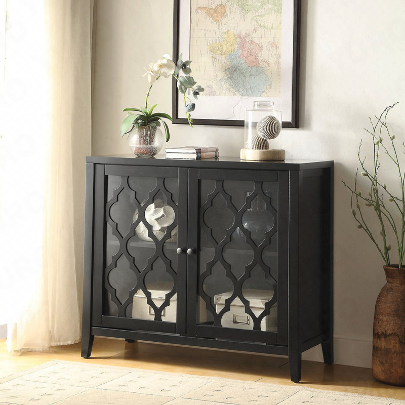 Console Cabinet for Entryway - Black