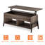Table basse avec rangement à plateau relevable Clara