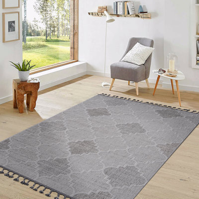 Runner Area Rug  - 2' X 8' Trellis Indoor / Outdoor