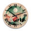 Gyspy Minimal Boho Landscape In Retro Colors III - Modern Geometric Oversized Wood Wall Clock-1818403286