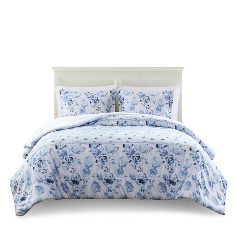 Housse de couette lavable avec rayures rétro, Édredon simple + 1 pièce supplémentaire
