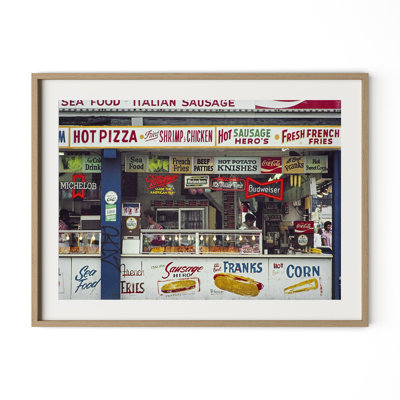 Coney Island Snacks Print by Barbara Alper