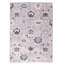 Tapis unique gris de 8 pi 10 po x 11 pi 10 po Kmiyah