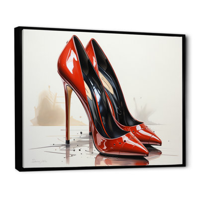 " Black And Red High Heels Symphony VII "