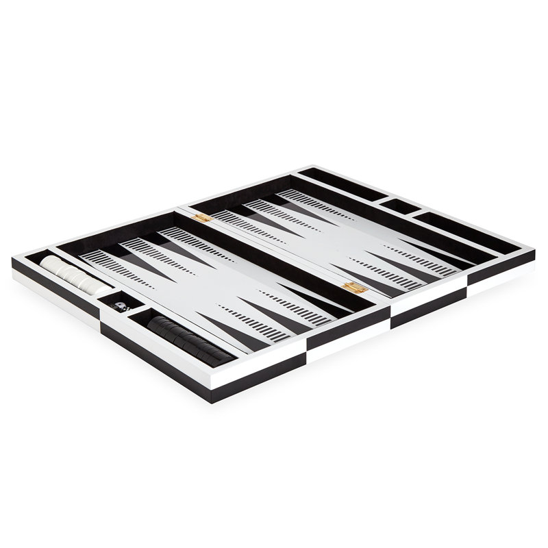 Op Art Jonathan Adler Acrylic Backgammon