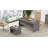 Roshaad Modern Office Furniture Set - Study Desk & Nesting Table, Brown/Grey/Anthracite | 100% Melamine Coated Particle Board, Desk: 70.9 x 29.5 x 35.4 in, Table: 31.5 x 18.3 x 23.2 in | Sturdy Metal Frame, Industrial Design