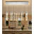 16 Lights Rectangular Modern Glam Chandelier-1962814963