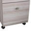 40cm Wide 2 -Drawer Mobile File Cabinet