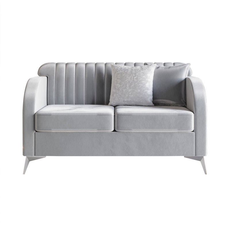 Causeuse en velours Cheribin