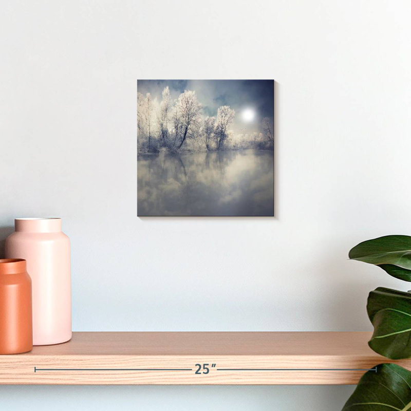 Alvord Misty Winter Forest, H 10 po x l 10 po