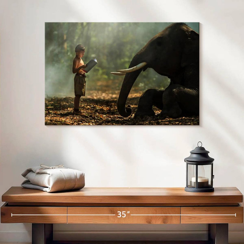 «Brampt Elephant Bedtime Story», H 16 po x l 24 po