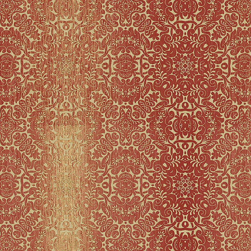 Rouleau de papier peint damassé Dines, Rouge