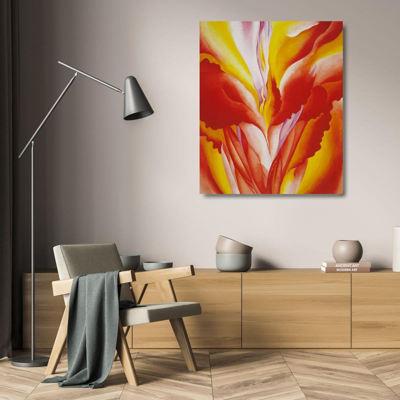Canna rouge, H 24 po x l 20 po